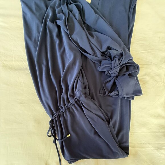Lauren Ralph Lauren Split Sleeve Navy Jumpsuit  - Picture 11 of 11